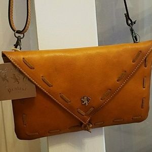 Pratesi Italian leather crossbody bag